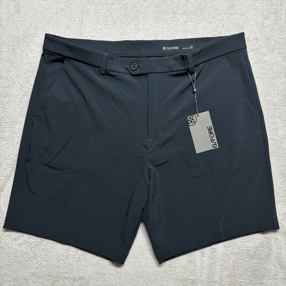 NWT G/FORE Maverick Shorts Mens 38 Golf Performance Stretch GMR000019 Onyx $125‎